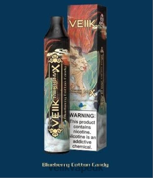 VEIIK Micko Lux UK BLTRB46 Blueberry Cotton Candy | VEIIK Micko MAX Disposable Vape 1500 Puffs