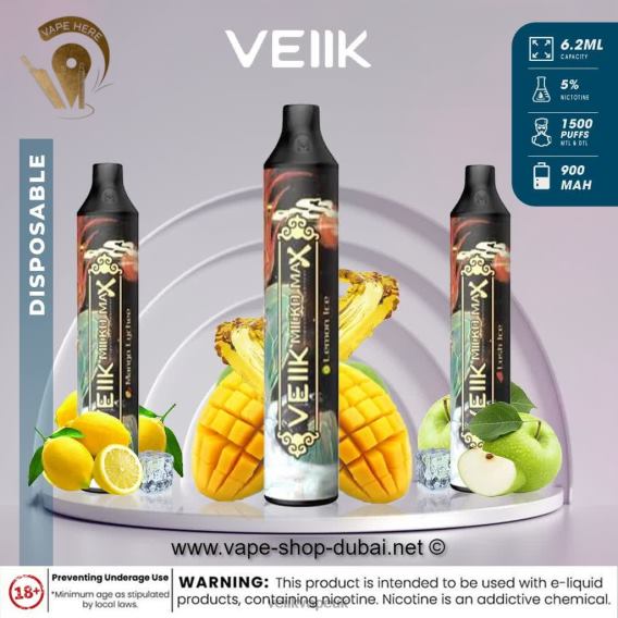 VEIIK Pod UK BLTRB45 Lush ICE | VEIIK Micko MAX Disposable Vape 1500 Puffs