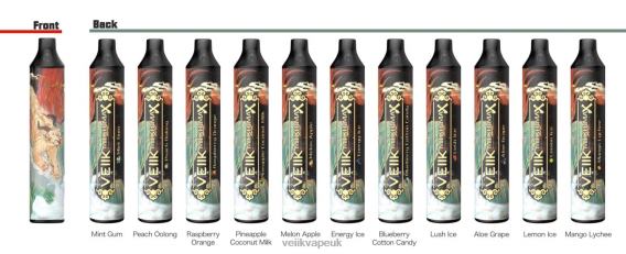 VEIIK Pod UK BLTRB45 Lush ICE | VEIIK Micko MAX Disposable Vape 1500 Puffs