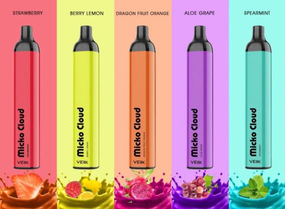 VEIIK Pod UK BLTRB55 Multiple Flavors | VEIIK Micko Cloud 3000 Puffs Disposable Vape Pen 10pcs