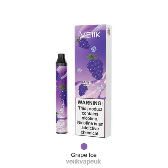 VEIIK Vape 7000 BLTRB18 Grape Ice | VEIIK Micko Pie Disposable Vape 600 Puffs
