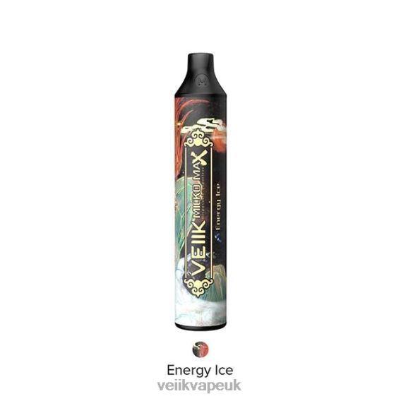 VEIIK Vape Price BLTRB13 Energy Ice | VEIIK Micko Max Disposable Vape 1500 Puffs