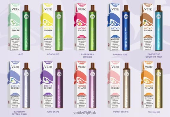 VEIIK Vape Price BLTRB53 Multiple Flavors | VEIIK Micko Shark 2200 Puffs Disposable Vape Pen 10pcs