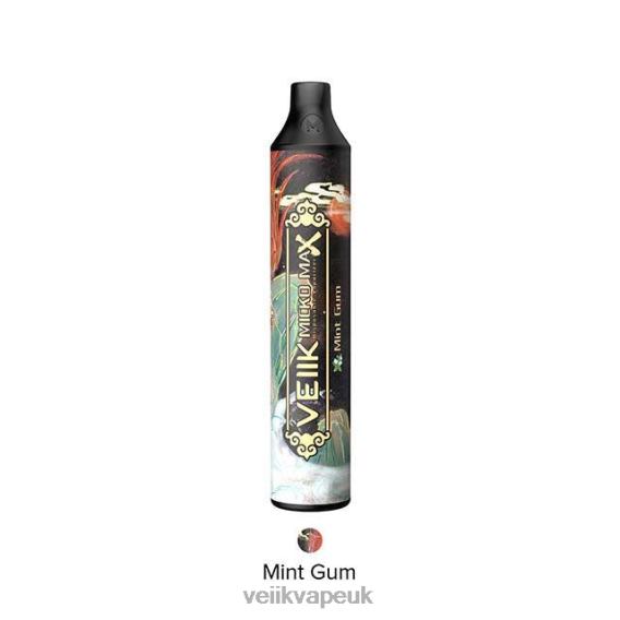 VEIIK Vape UK BLTRB11 Mint Gum | VEIIK Micko Max Disposable Vape 1500 Puffs