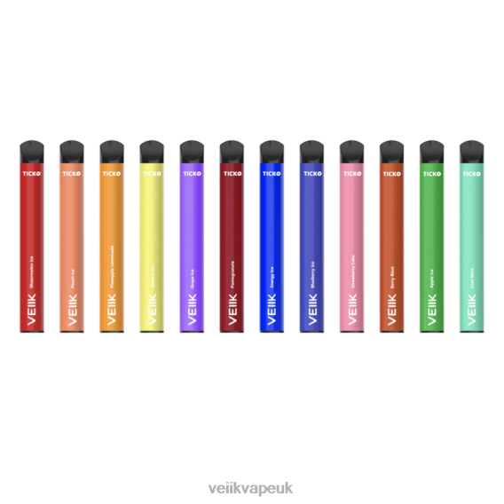 VEIIK Vape UK BLTRB31 Multiple Flavors | VEIIK Ticko Disposable Vape 1200 Puffs