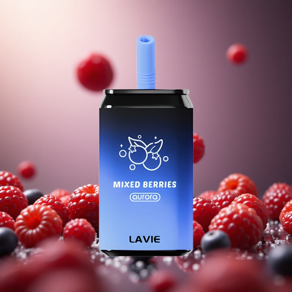 Mixed Berries Lavie Aurora 11000 Puffs 22ML Type C Rechargeable