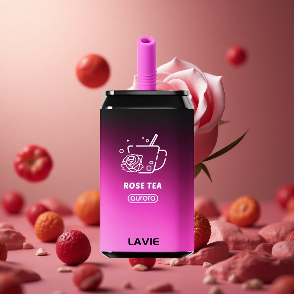 Rose Tea Lavie Aurora 11000 Puffs 650mAh Type C Rechargeable Disposable Vape