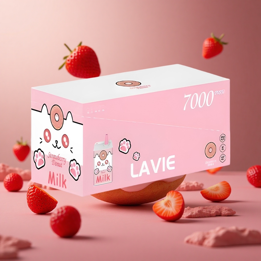 Strawberry Donut Lavie Milk 7000 Puffs 16ML Type C Rechargeable