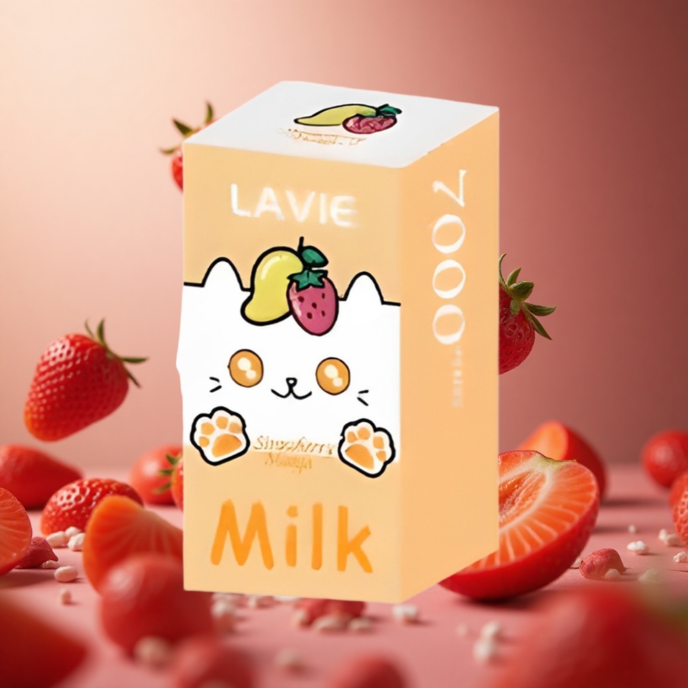 Strawberry Mango Lavie Milk 7000 Puffs 16ML Type C Rechargeable