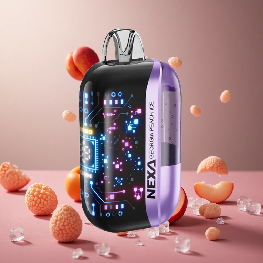 Georgia Peach Ice NEXA Ultra 50000 Puffs 20ml Prefilled 800mah Battery Capacity