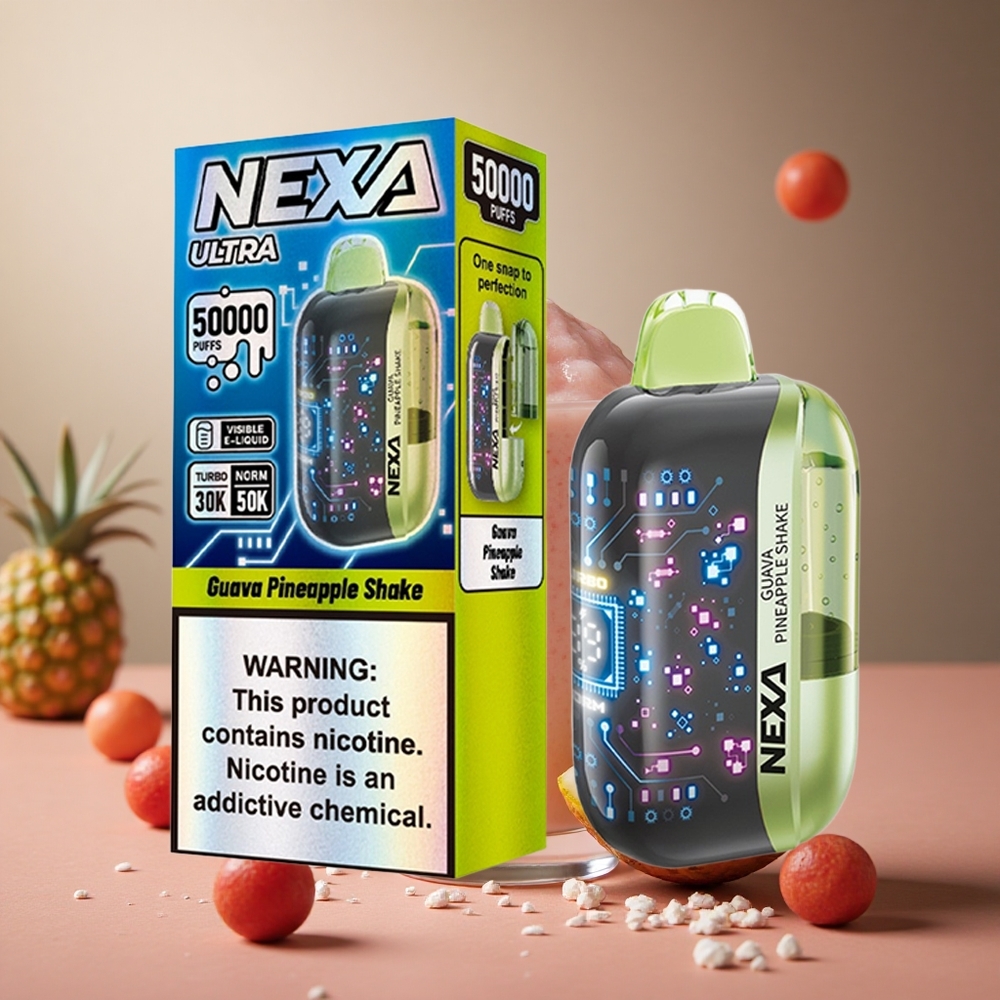 Guava Pineapple Shake NEXA Ultra 50000 Puffs 20ml 5% Nicotine Disposable Vape