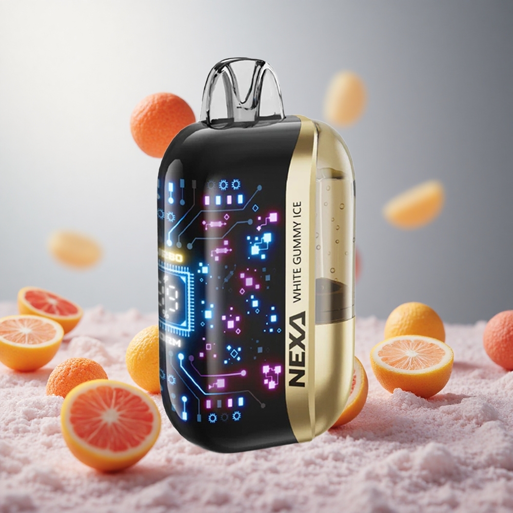White Gummy Ice NEXA Ultra 50000 Puffs 20ml 800mAh Disposable Vape