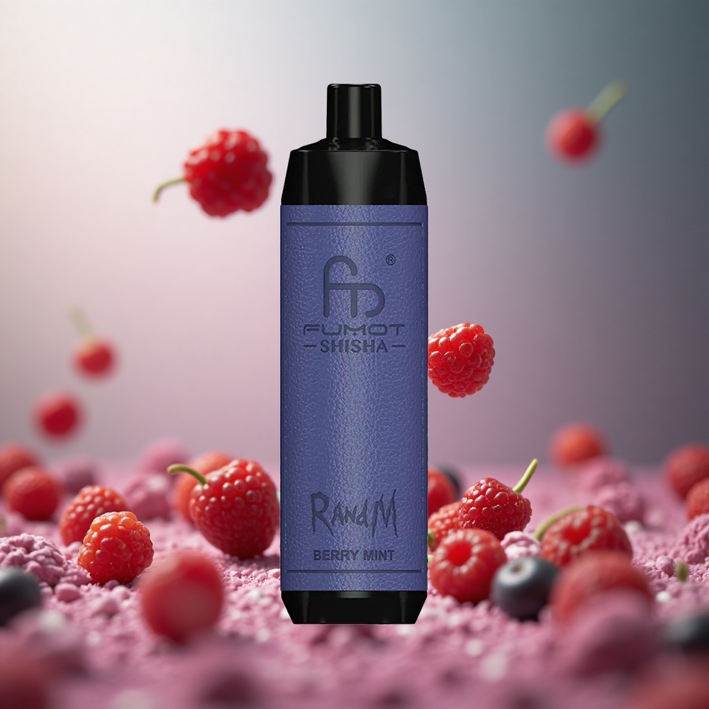 Berry Mint RandM Fumot Shisha 10000 Puffs 18ml Prefilled