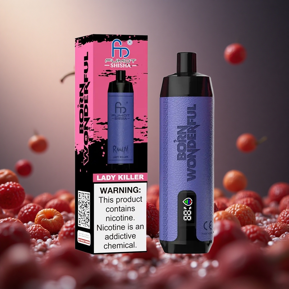 Lady Killer RandM Fumot Shisha 10000 Puffs 18ml Disposable Vape
