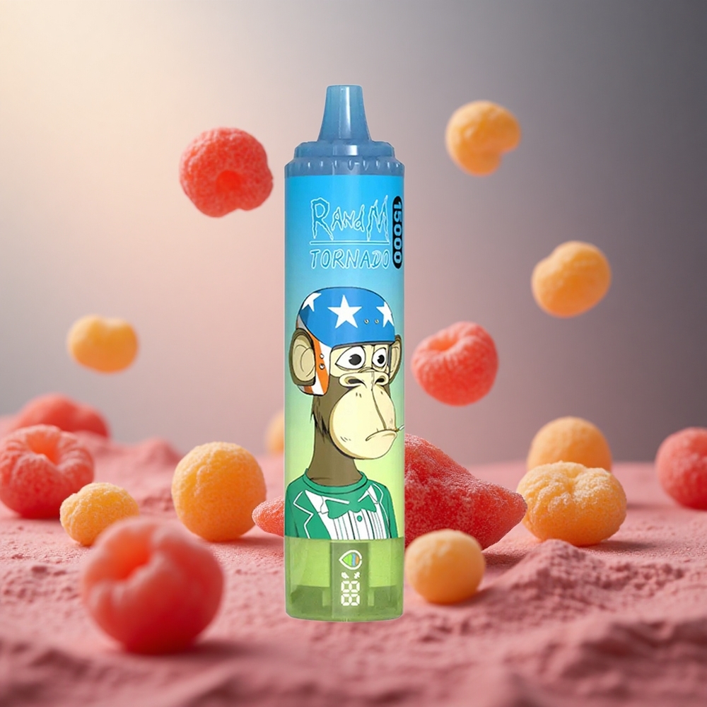 Gummy Bear RandM Tornado 15000 Puffs 25ml Mesh Coil