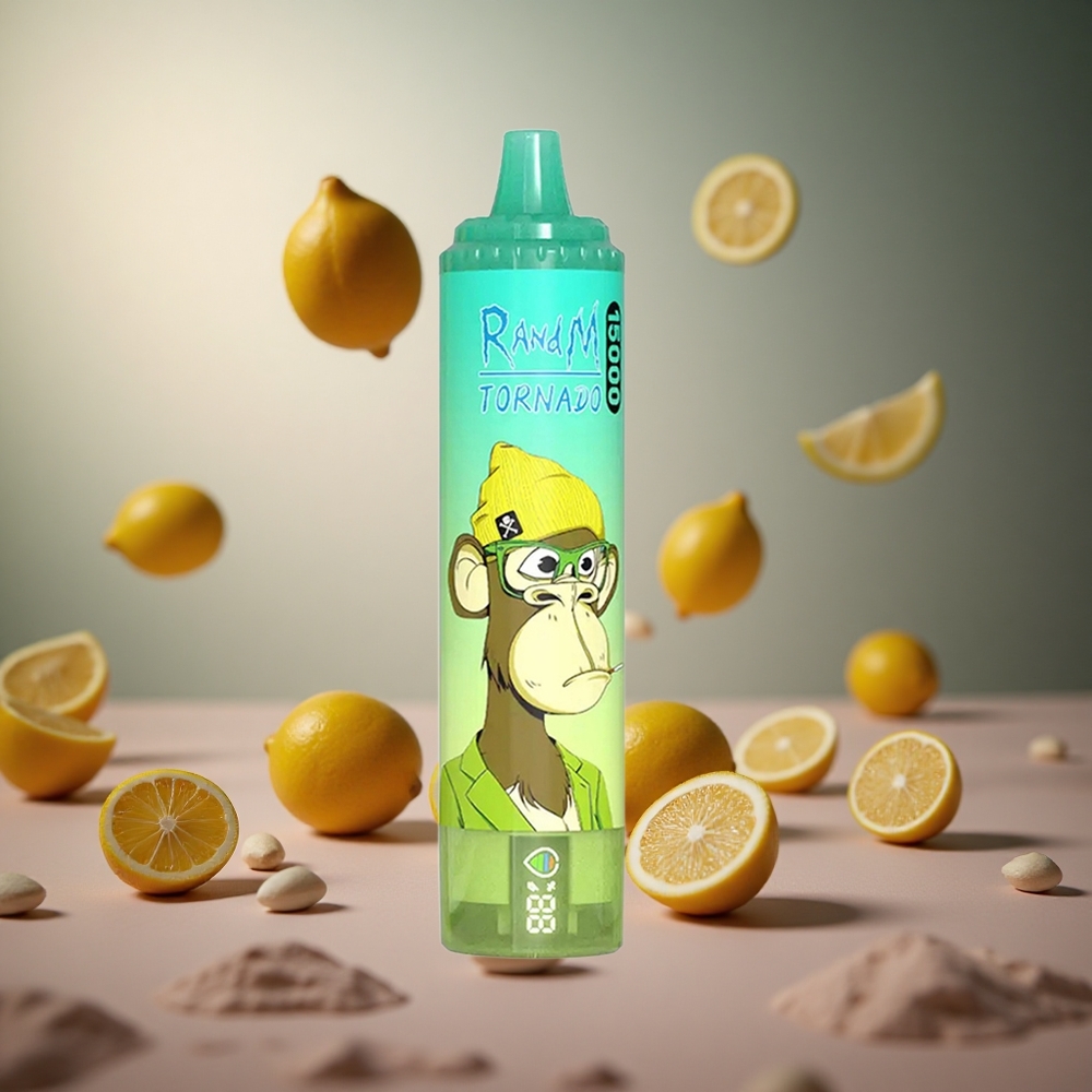 Lemon Lime RandM Tornado 15000 Puffs 25ml Mesh Coil