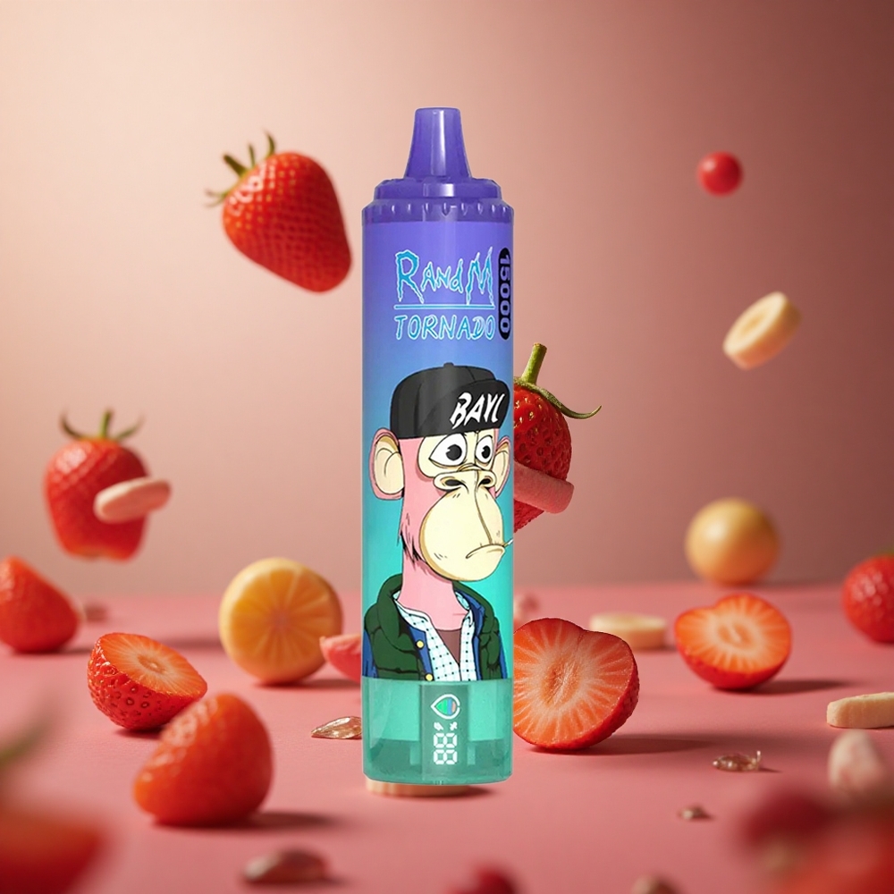Strawberry Banana RandM Tornado 15000 Puffs 25ml