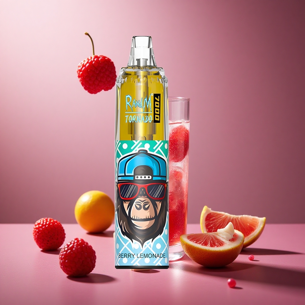 Berry Lemonade RandM Fumot Tornado 7000 Puffs 14 ML E-liquid