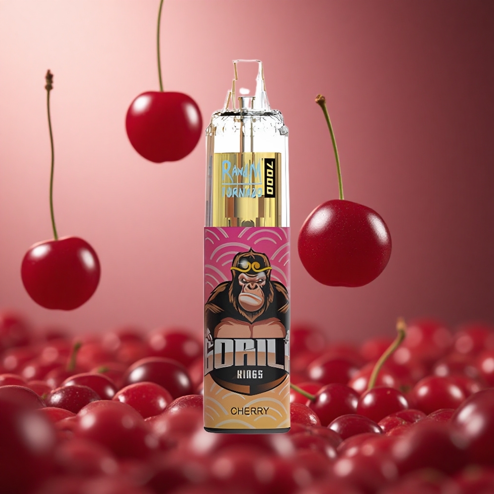 Cherry RandM Fumot Tornado 7000 Puffs 14ML E-liquid Disposable Vape