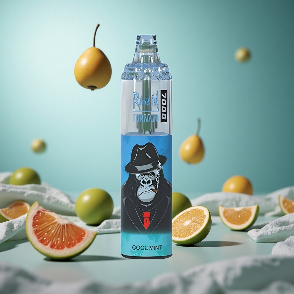 Cool Mint RandM Fumot Tornado 7000 Puffs 14ML E-liquid Disposable Vape