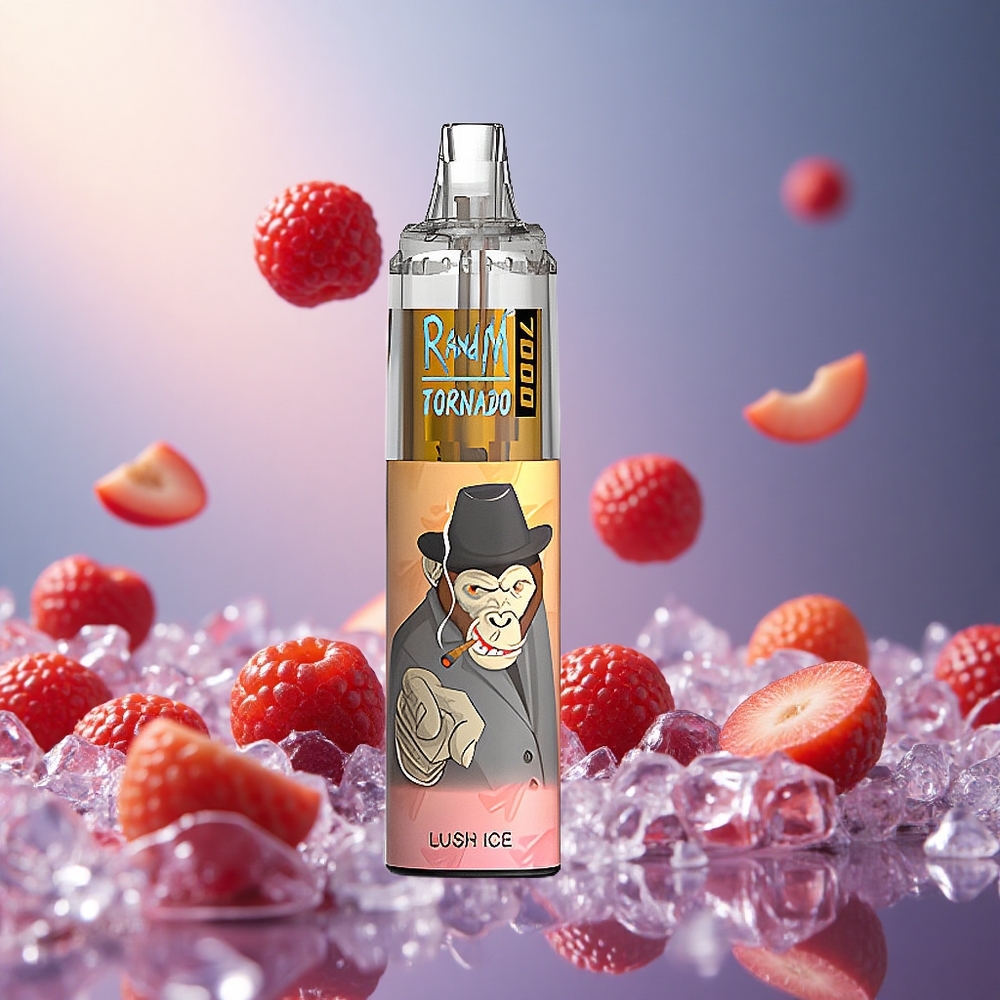 Lush Ice RandM Fumot Tornado 7000 Puffs 14ML E-liquid Disposable Vape