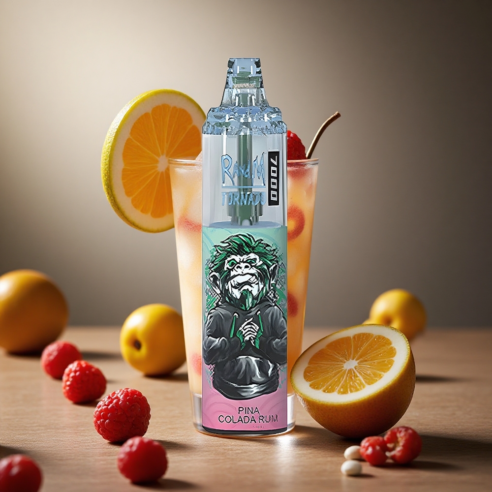 Pina Colada RandM Fumot Tornado 7000 Puffs 14ML E-liquid Disposable Vape