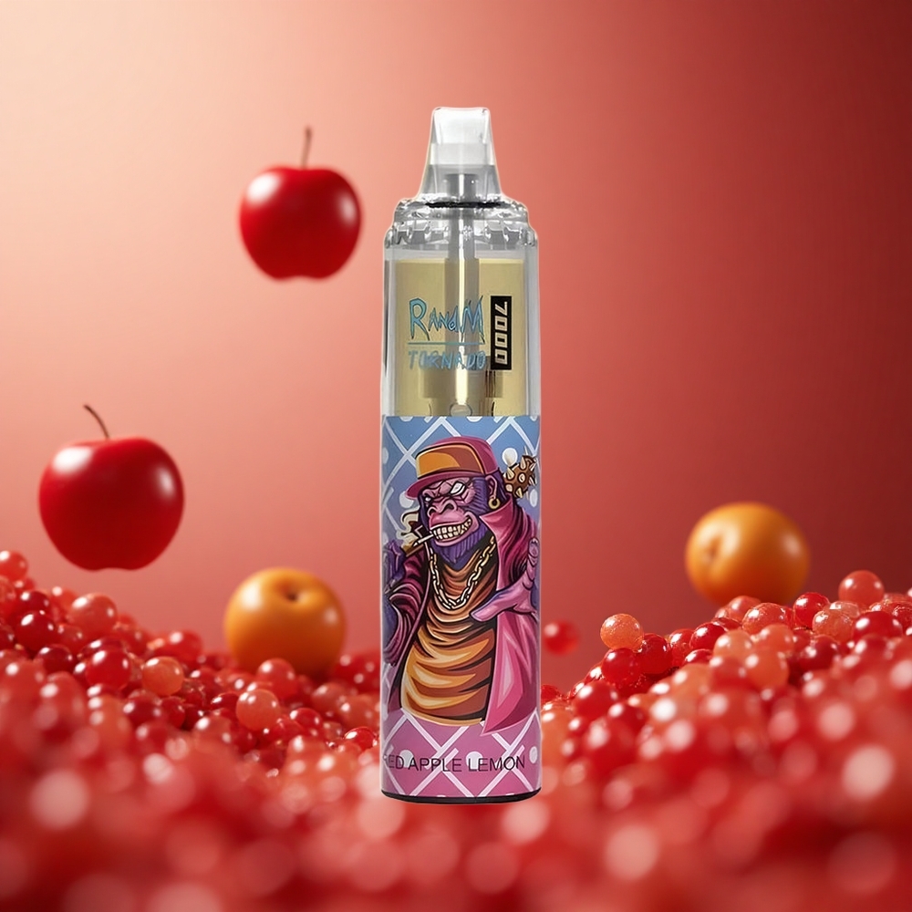 Red Apple Lemon RandM Fumot Tornado 7000 Puffs 14ML E-liquid Disposable Vape