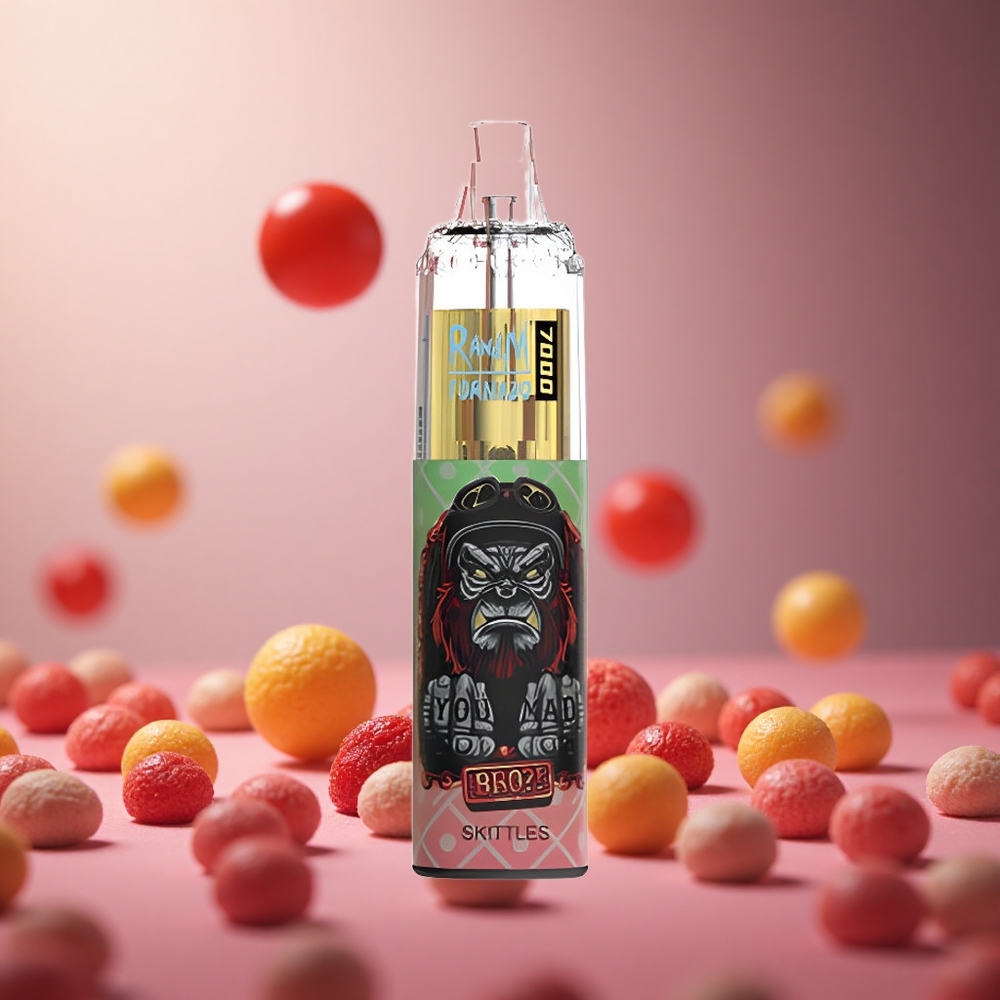 Skittles RandM Fumot Tornado 7000 Puffs 14ML E-liquid Disposable Vape