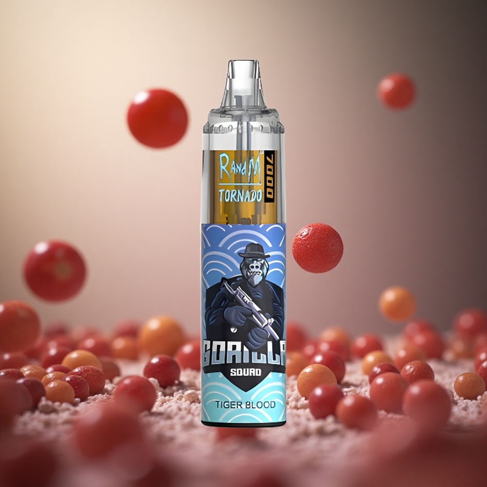 Tiger Blood RandM Fumot Tornado 7000 Puffs 14ML E-liquid Disposable Vape