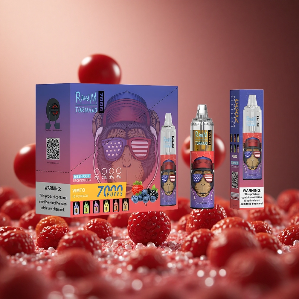 Vimto RandM Fumot Tornado 7000 Puffs 14ML E-liquid Disposable Vape