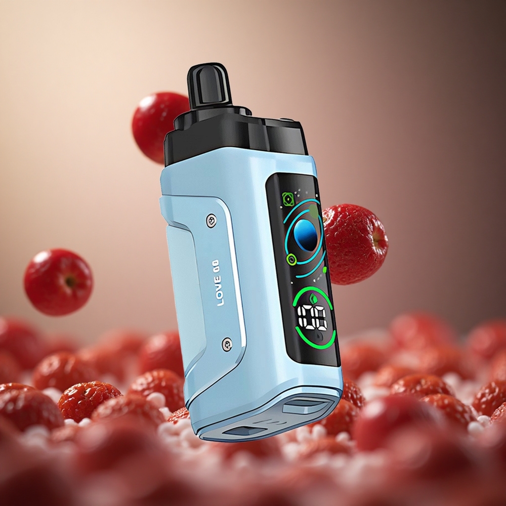 Love 66 Razz Bar 45000 Puffs 1.0 Ohm Mesh Disposable Vape