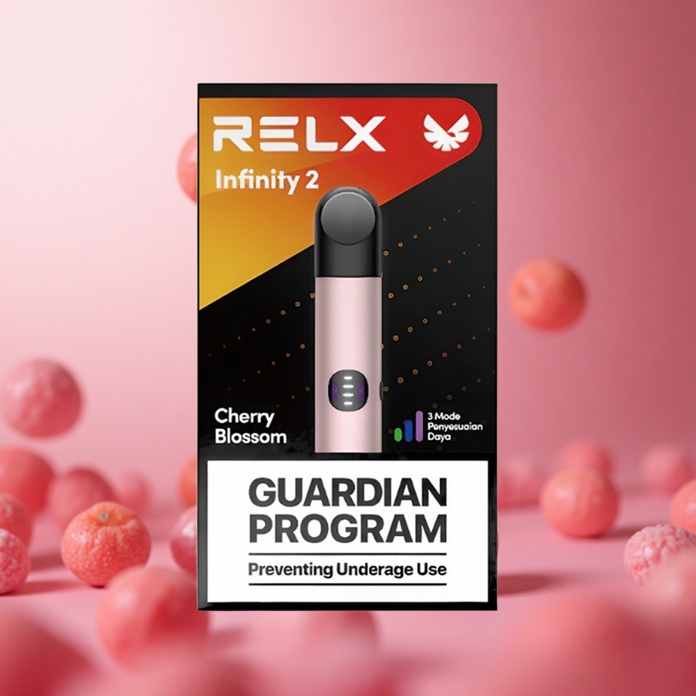 Pink Relx Infinity 2 650 Puffs 440mAh Vape Device